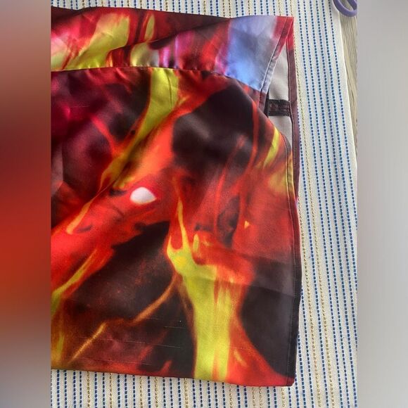 HOUSE OF CB Authentic 'Mitzi' Printed Satin Corset Midi Dress Size Small - Picture 8 of 12